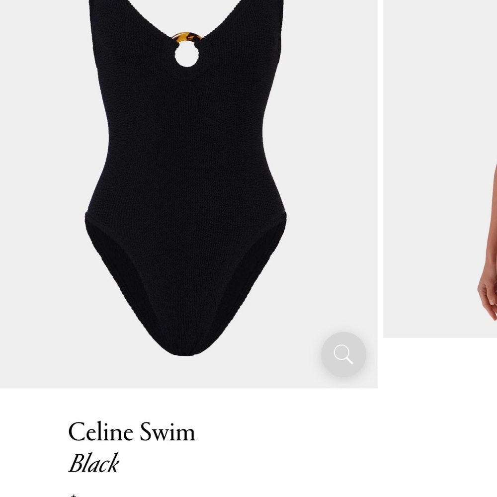 Hunza G Black One-Piece Swimsuit